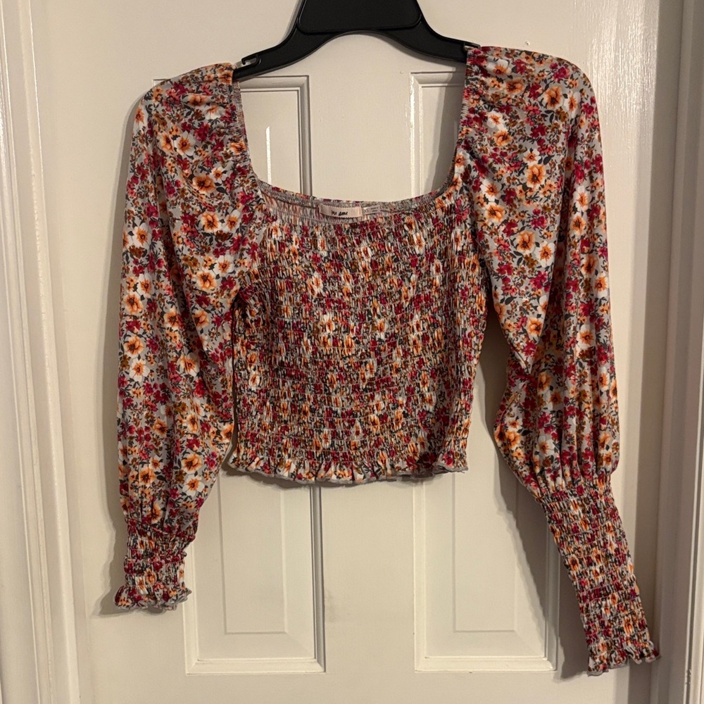 Fall Colors!  Mi Ami Colorful Shirt - XS- Fall Colors!